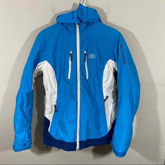 Helly Hansen Blue and White Ski Jacket - Picture 2 of 13
